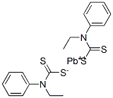 CAS 登录号：93892-65-0， 乙基苯基二硫代氨基甲酸铅(2+)