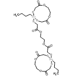 CAS#: 93918-33-3， 1,2-Ethanediyl bis{[(5-butyl-2,8-dioxo-1,9-dioxa-4,6-dithia-5-stannacycloundecan-5-yl)sulfanyl]acetate}