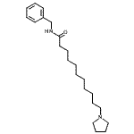 CAS#: 93918-92-4， N-Benzyl-11-(1-pyrrolidinyl)undecanamide