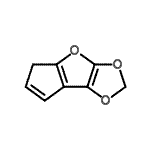 CAS 登录号：93952-31-9， 5H-环戊二烯并[4,5]呋喃并[2,3-d][1,3]二氧杂环戊烯