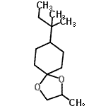 CAS 登录号：93963-33-8， 2-甲基-8-(2-甲基-2-丁炔基)-1,4-二氧杂螺[4.5]癸烷