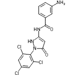 CAS#: 939889-30-2， 3-Amino-N-[5-oxo-1-(2,4,6-trichlorophenyl)-2,5-dihydro-1H-pyrazol-3-yl]benzamide