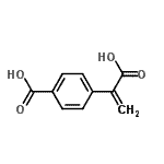 CAS 登录号：94073-70-8， 4-(1-羧基乙烯基)苯甲酸