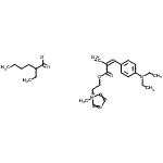 CAS#: 94087-13-5， 1-[2-({(2Z)-2-Cyano-3-[4-(diethylamino)phenyl]-2-propenoyl}oxy)ethyl]-1-methyl-1H-imidazol-1-ium 2-ethylhexanoate