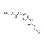 CAS#: 94087-92-0， Bis(2-oxiranylmethyl) 1,4-phenylenebiscarbamate