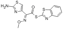 CAS 登录号：94088-75-2， 2-氨基-alpha-(甲氧基亚胺)-4-噻唑硫代乙酸 S-2-苯并噻唑基酯