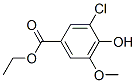 CAS#: 94108-77-7， Ethyl 3-Chloro-4-Hydroxy-5-Methoxybenzoate
