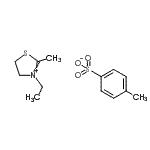CAS#: 94109-72-5， 3-Ethyl-2-methyl-4,5-dihydro-1,3-thiazol-3-ium 4-methylbenzenesulfonate