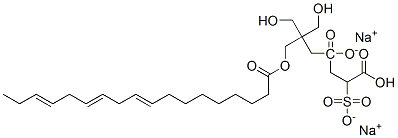 CAS#: 94113-59-4， Disodium 4-(2,2-Bis(Hydroxymethyl)-3-((1-Oxooctadeca-9,12,15-Trienyl)Oxy)Propyl) 2-Sulphonatosuccinate