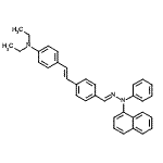 CAS#: 94136-03-5， N,N-Diethyl-4-[(E)-2-(4-{(E)-[1-naphthyl(phenyl)hydrazono]methyl}phenyl)vinyl]aniline