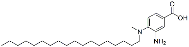 CAS#: 94199-45-8， 4-(N-Methyl-N-Octadecylamino)-3-Aminobenzoic Acid