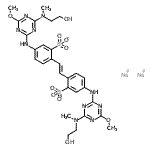 CAS#: 94200-36-9， disodium 5-[[4-(2-hydroxyethyl-methyl-amino)-6-methoxy-1,3,5-triazin-2-yl]amino]-2-[(E)-2-[4-[[4-(2-hydroxyethyl-methyl-amino)-6-methoxy-1,3,5-triazin-2-yl]amino]-2-sulfonato-phenyl]vinyl]benzenesulfonate