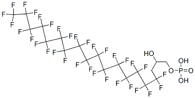 CAS 登录号：94200-44-9， 4,4,5,5,6,6,7,7,8,8,9,9,10,10,11,11,12,12,13,13,14,14,15,15,16,16,17,17,18,18,19,19,19-三十三氟-2-羟基十九烷基二氢磷酸酯