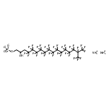 CAS#: 94200-52-9， diammonium [4,4,5,5,6,6,7,7,8,8,9,9,10,10,11,11,12,12,13,13,14,14,15,15,16,17,17,17-octacosafluoro-2-hydroxy-16-(trifluoromethyl)heptadecyl] phosphate