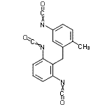CAS 登录号：94213-36-2， 2-[(2,6-二异氰酸苯基)甲基]-4-异氰酸-1-甲基-苯