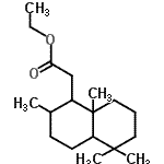 CAS#: 94231-53-5， ethyl 2-(2,5,5,8a-tetramethyldecalin-1-yl)acetate