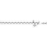 CAS#: 94236-98-3， diammonium 4-icosoxy-4-oxo-3-sulfonato-butanoate
