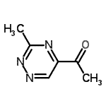 CAS 登录号：94243-23-9， 1-(3-甲基-1,2,4-三嗪-5-基)乙酮