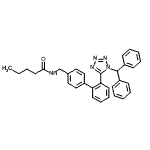 CAS#: 943019-63-4， N-({2'-[1-(Diphenylmethyl)-1H-tetrazol-5-yl]-4-biphenylyl}methyl)pentanamide