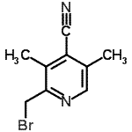 CAS#: 943315-18-2， 2-(Bromomethyl)-3,5-dimethylisonicotinonitrile