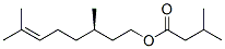 CAS 登录号：94345-75-2， (R)-3,7-二甲基辛-6-烯基异戊酸酯
