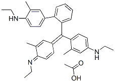 CAS#: 94349-52-7， N-Ethyl-4-[(4-(ethylamino)-3-methylphenyl)[4-(ethylimino)-3-methyl-2,5-cyclohexadien-1-ylidene]methyl]-2-methylbenzenamine monoacetate