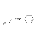 CAS#: 94426-46-7， 4-(1-Pentyn-1-yl)cyclohexene