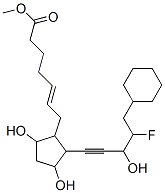CAS 登录号：94481-71-7， 甲基 7-[2-(5-环己基-4-氟-3-羟基戊-1-炔基)-3,5-二羟基环戊基]庚-5-烯酸酯