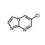 结构式 CAS# 944906-56-3, 6-氯咪唑并[1,2-a]嘧啶
