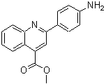 CAS 登录号：94541-55-6， 2-(4-氨基苯基)-4-喹啉羧酸甲酯