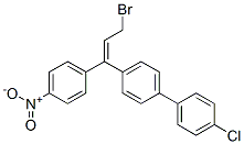 CAS#: 94732-95-3， (E)-4-[3-Bromo-1-(4-Nitrophenyl)-1-Propenyl]-4'-Chloro-1,1'-Biphenyl