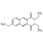CAS#: 948290-64-0， Diethyl 7-ethyl-2,3-quinolinedicarboxylate