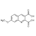CAS#: 948290-89-9， 7-Methoxy-2,3-quinolinedicarboxylic acid