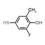 CAS#: 949019-81-2， 2-Fluoro-6-methyl-4-sulfanylphenol