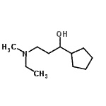 CAS#: 94939-87-4， 1-Cyclopentyl-3-[ethyl(methyl)amino]-1-propanol