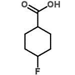 结构式 CAS# 95233-41-3, 4-氟环己烷羧酸