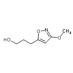 CAS 登录号：95406-76-1， 3-(3-甲氧基-1,2-恶唑-5-基)-1-丙醇