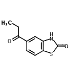 CAS 登录号：95657-81-1， 5-丙酰基-1,3-苯并噻唑-2(3H)-酮