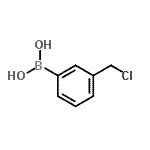 结构式 CAS# 957035-15-3, [3-(氯甲基)苯基]硼酸