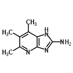 CAS 登录号：958809-75-1， 5,6,7-三甲基-1H-咪唑并[4,5-b]吡啶-2-胺
