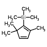 CAS#: 959313-06-5， Trimethyl(2,5,5-trimethyl-1,3-cyclopentadien-1-yl)silane
