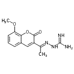 CAS#: 959985-51-4， (2E)-2-[1-(8-Methoxy-2-oxo-2H-chromen-3-yl)ethylidene]hydrazinecarboximidamide