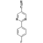 CAS#: 960198-60-1， 2-(4-Fluorophenyl)-5-pyrimidinecarbonitrile