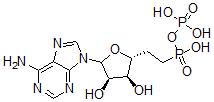 CAS 登录号：96156-15-9， 5'-脱氧-5'-膦酰甲基腺苷磷酸酯