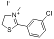 CAS#: 96160-04-2， Thiazolium, 4,5-Dihydro-2-(3-Chlorophenyl)-3-Methyl-, Iodide