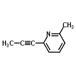 CAS#: 96206-90-5， 2-Methyl-6-(1-propyn-1-yl)pyridine