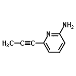 CAS 登录号：96207-02-2， 6-(1-丙炔-1-基)-2-吡啶胺