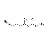 CAS 登录号：96232-92-7， 甲基(5-氰基-2-戊烷基)氨基甲酸酯