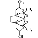 结构式 CAS# 96471-81-7, {1,1',1'',1'''-[1,2-乙二基二(次氮基-kappaN)]四(2-丙醇-kappaO)(4-)}钛