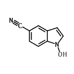 CAS 登录号：96631-82-2， 1-羟基-1H-吲哚-5-甲腈